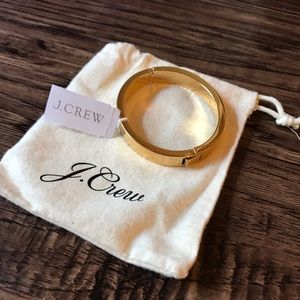 J.Crew Gold Thick Bangle